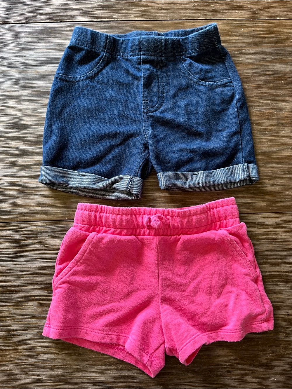 Kids Cotton Casual Shorts - lot of 2